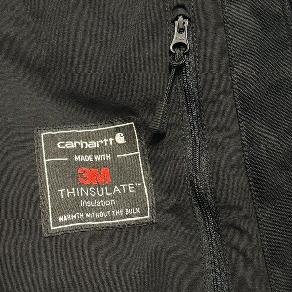Carhartt 104460 Men's Yukon Extremes Loose Fit Insulated Coat Black  L - Picture 9 of 13